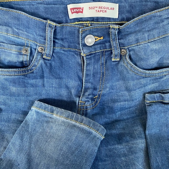 Levi 502 Denim Jeans - Classic Fit, Size 8 (W24 L22) - Picture 3 of 5